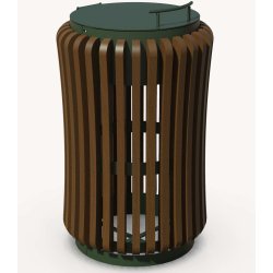 Affaldsspand i tr, 60, 90 og 120 Liter