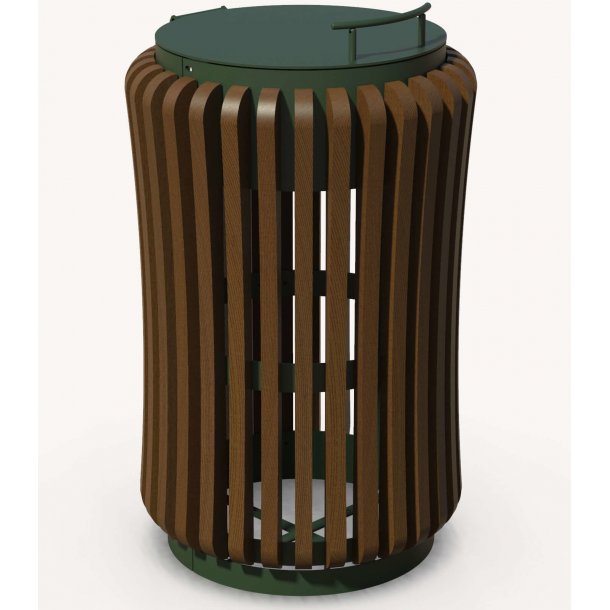 Affaldsspand i tr, 60, 90 og 120 Liter