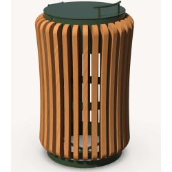 Affaldsspand i tr, 60, 90 og 120 Liter