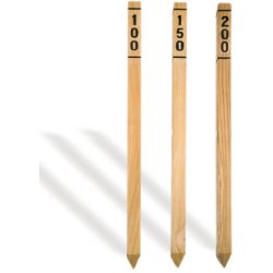 Afstandsmarkeringsple i teaktr